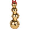 Clayre & Eef 6PR5771 Stohované zvonky 20x20x54 cm zlatá/červená