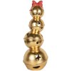 Clayre & Eef 6PR5771 Stohované zvonky 20x20x54 cm zlatá/červená