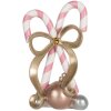 Clayre & Eef 6PR5775 Vánoční dekorace Cukrová hůl – růžové zlato