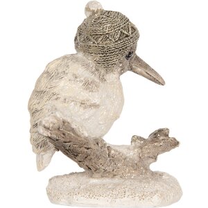 Clayre & Eef Dekorační ptáček 7x6x8 cm