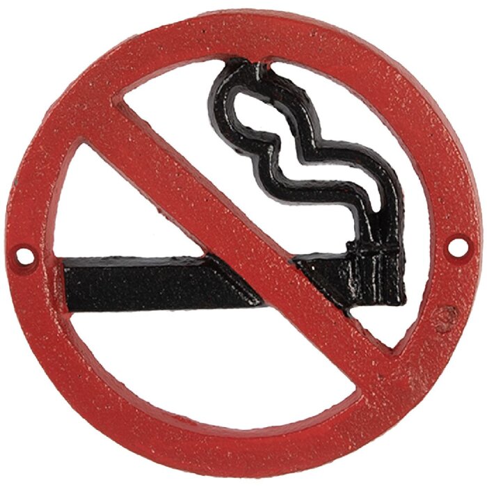 Clayre & Eef Nástěnné tabulky Ø 12x1 cm - Železo