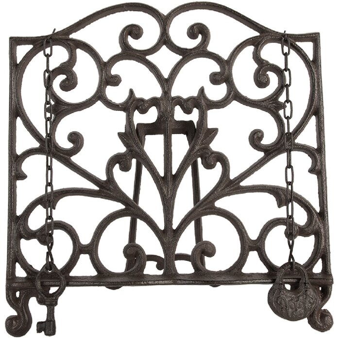 Clayre & Eef 6Y5751 Držák na knihy 27x5x27 cm železný