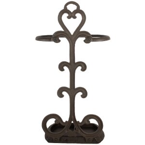 Clayre & Eef Stojan na deštníky 29x15x56 cm hnědý