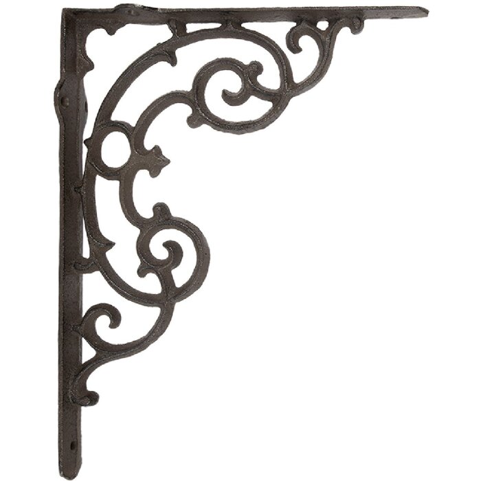 Clayre & Eef 6Y5760 Dekorativní mřížka 4x29x22 cm hnědá