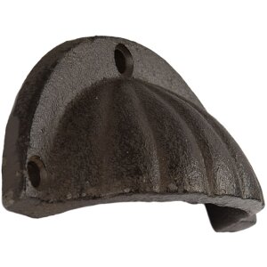 Clayre & Eef Úchytka 10x3x4 cm hnědá