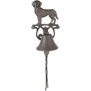 Clayre & Eef 6Y5796 Zvonek hnědý 13x14x22 cm