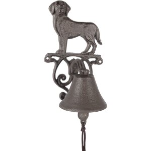 Clayre & Eef 6Y5796 Zvonek hnědý 13x14x22 cm
