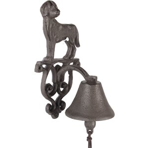Clayre & Eef 6Y5796 Zvonek hnědý 13x14x22 cm