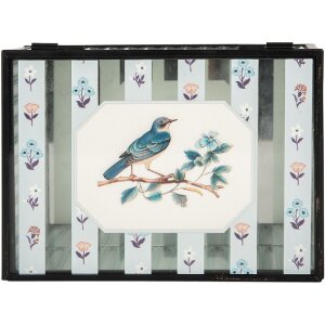 Clayre & Eef 6Y5949 Kovová úložná krabička 18x14x8 cm