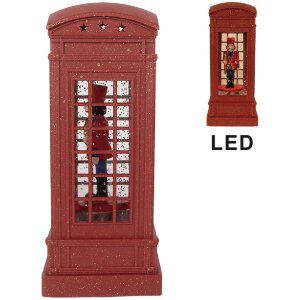 Clayre & Eef 66412 Dekorace Telefonní Budka s...