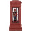 Clayre & Eef 66412 Dekorace Telefonní Budka s Oříškolamem 9x9x21 cm