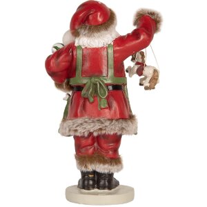 Clayre & Eef 6PR5748 Vánoční dekorace Santa Claus 13x9x23 cm