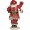 Clayre & Eef 6PR5748 Vánoční dekorace Santa Claus 13x9x23 cm
