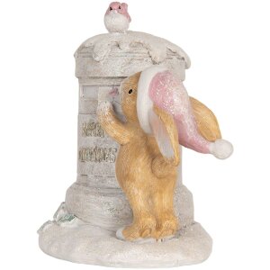 Clayre & Eef 6PR5879 Dekorativní králík 13x12x47 cm