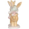 Clayre & Eef 6PR5882 Dekorativní Králík 10x5x10 cm Hnědý a Bílý