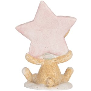 Clayre & Eef 6PR5884 Dekorativní zajíc 8x5x11 cm