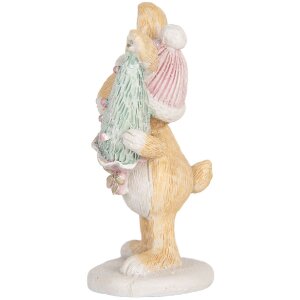 Clayre & Eef Dekorativní králík 5x5x10 cm