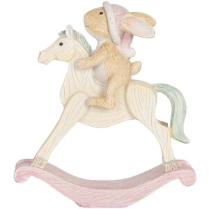 Clayre & Eef Dekorační zajíc 13x4x14 cm