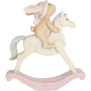 Clayre & Eef Dekorační zajíc 13x4x14 cm