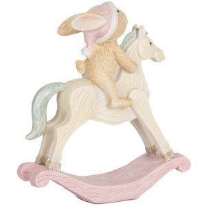 Clayre & Eef Dekorační zajíc 13x4x14 cm