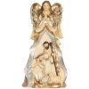 Clayre & Eef 6PR5897 Vánoční skupina 16x13x31 cm béžová & bílá