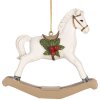 Clayre & Eef 6PR5903 Závěsná dekorace Houpací kůň 12x4x11 cm