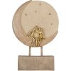 Clayre & Eef Dekorace pár na měsíci 18x5x26 cm béžovo-zlatá