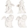 Clayre & Eef Dekorativní Andělský Set 4ks 16x14x19 cm