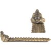 Clayre & Eef Držák na kadidlo Buddha stříbrno-zlatý 33x8x7 cm