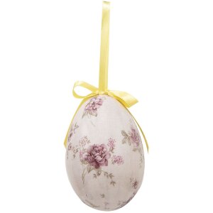 Clayre & Eef 65907 Sada 6 závěsných vajíček Ø 7x10 cm