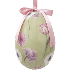 Clayre & Eef 65907 Sada 6 závěsných vajíček Ø 7x10 cm