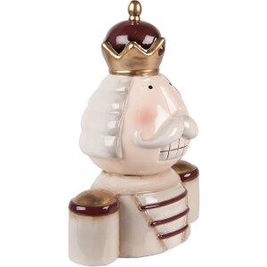 Clayre & Eef Dekorace Oříšek 17x12x23 cm