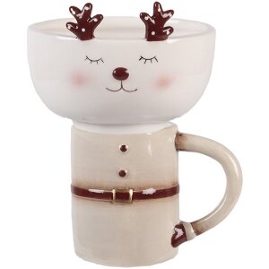 Clayre & Eef Hrnek s podšálkou...