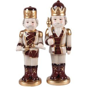 Clayre & Eef Ořecholam 8x8x25 cm - Vánoční dekorace