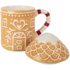 Clayre & Eef Hrnek s víkem 350 ml -...