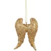 Clayre & Eef 6PR5641 Zlaté křídlo - dekorační závěs 6x2x9 cm
