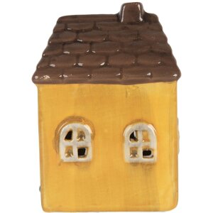 Clayre & Eef 6CE2268 Dekorativní domeček s LED 7x6x10 cm