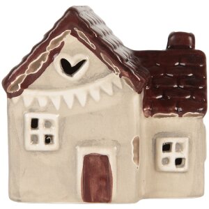 Clayre & Eef Dekorativní domeček s LED 8x6x8...