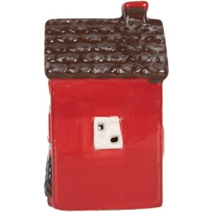 Clayre & Eef Dekorativní domeček s LED 6x6x10 cm