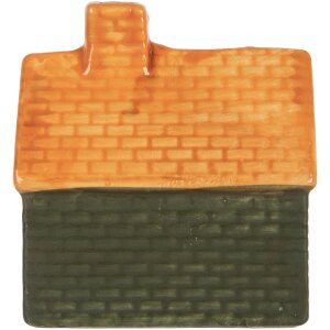 Clayre & Eef Dekorativní domeček s LED 8x5x8 cm