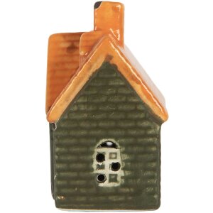 Clayre & Eef Dekorativní domeček s LED 8x5x8 cm