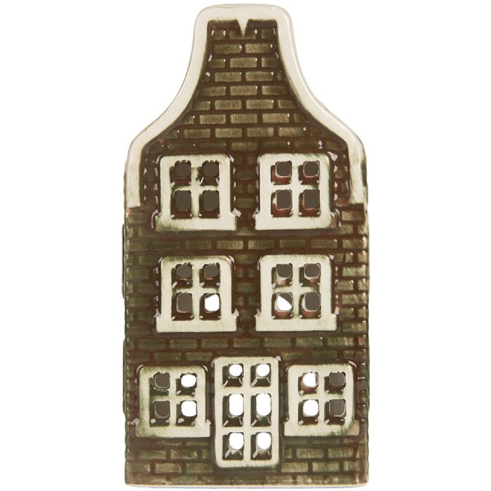 Clayre & Eef Svícen Dům 7x7x14 cm