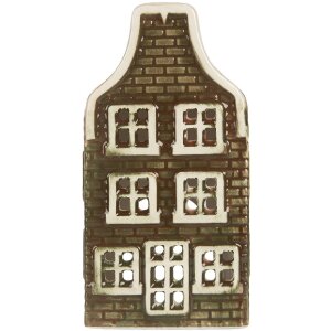 Clayre & Eef Svícen Dům 7x7x14 cm