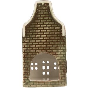 Clayre & Eef Svícen Dům 7x7x14 cm