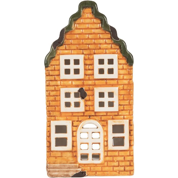 Clayre & Eef Svícen Dům 9x10x19 cm