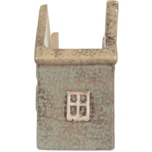 Clayre & Eef 6CE2306 Svícen Domeček 22x9x15 cm