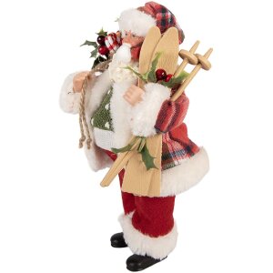 Clayre & Eef 66356 Dekorace Santa Claus 16x13x27 cm