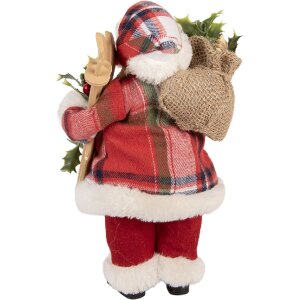 Clayre & Eef 66356 Dekorace Santa Claus 16x13x27 cm