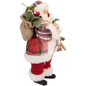 Clayre & Eef 66356 Dekorace Santa Claus 16x13x27 cm