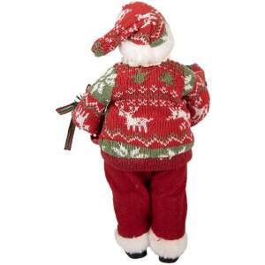 Clayre & Eef 66357 Dekorace Santa Claus 16x11x27 cm